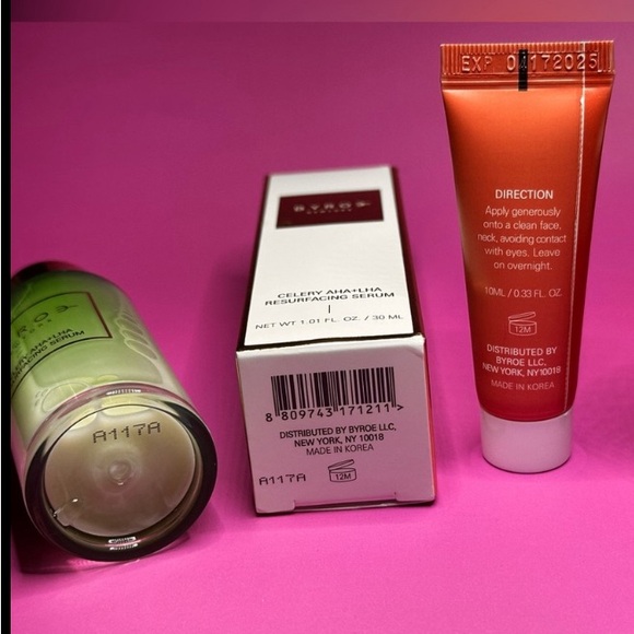 Byroe New York: Celery AHA Serum, Golden Carrot Mask duo Bundle new - Picture 2 of 5